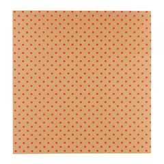 Xαρτόνι Scrapbooking 190gr 30cm x 30cm  red dot