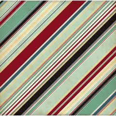 Χαρτόνι scrapbooking διπλής όψης MANLY STRIPE 30cm x 30cm