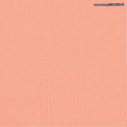 Xαρτόνι Bazzill mono canvas 30cmx30cm 216gr coral cream