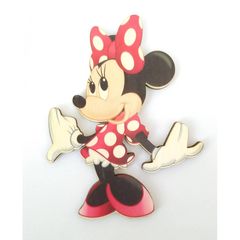 Minnie #8 εκτύπωση σε ξύλο