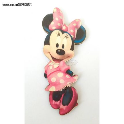 Minnie #10 εκτύπωση σε ξύλο