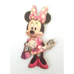 Minnie #13 εκτύπωση σε ξύλο