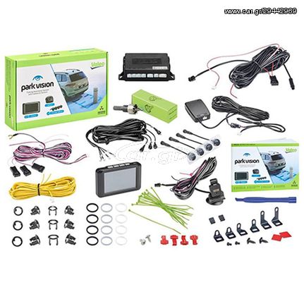 Valeo Park Vision 632211 σύστημα παρκαρίσματος με κάμερα οπισθοπορίας, οθόνη και 4 αισθητήρες EAUTOSHOP GR