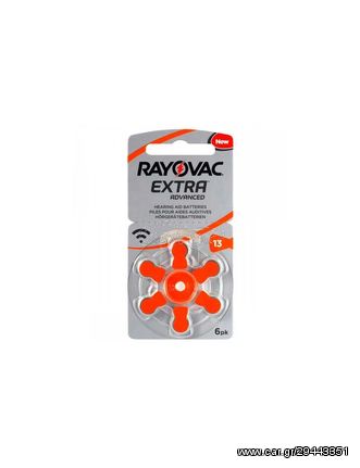 Μπαταρίες ακουστικών Rayovac Extra Advanced 6 μπαταρίες Νο 13