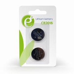 ENERGENIE BUTTON CELL CR2016 2-PACK EG-BA-CR2016-01