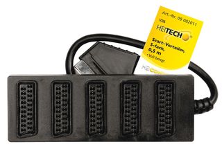 HEITECH SCART DISTRIBUTOR 5-FOLD HEI002011