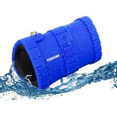 TOSHIBA AUDIO FLOATING WATERPROOF BLUETOOTH SPEAKER BLUE TY-WSP100-BLU