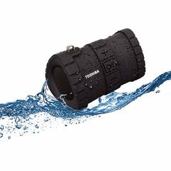 TOSHIBA AUDIO FLOATING WATERPROOF BLUETOOTH SPEAKER BLACK TY-WSP100-BLK