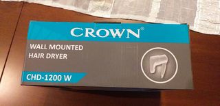 Σεσουάρ μαλλιών Crown CHD-1200W (ΝΕΟ στο κουτί του)