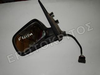 ΚΑΘΡΕΠΤΗΣ SKODA FELICIA 1994-2002 ΑΡΙΣΤΕΡΟΣ ΜΑΥΡΟΣ