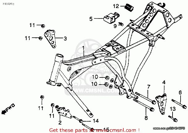 ΣΚΕΛΕΤΟΣ-ΣΑΣΙ HONDA CM 250 LA CUSTOM /CM 250 ΣΕ ΚΑΛΗ ΚΑΤΑΣΤΑΣΗ