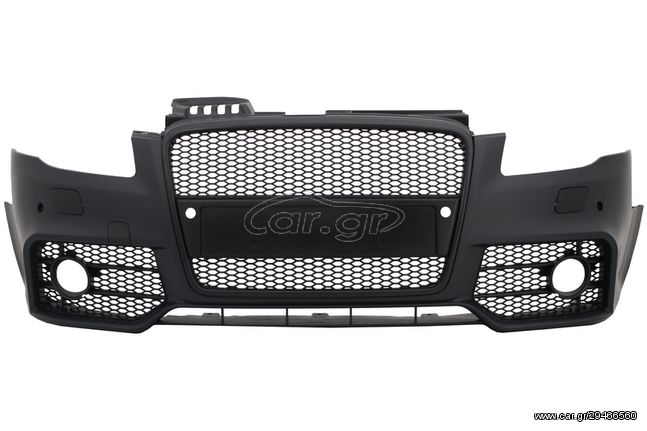 Front Bumper with Front Grille suitable for AUDI A4 B7 (2004-2008) RS4 Design Black LOOK RS4 eautoshop gr