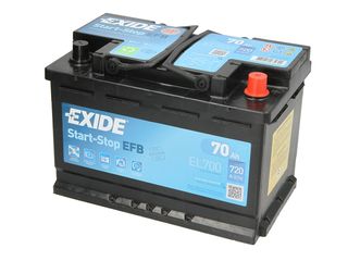 ΜΠΑΤΑΡΙΑ EXIDE 12V 70Ah/720A START&STOP EFB FIAT LANCIA ALFA ROMEO-thumb-2