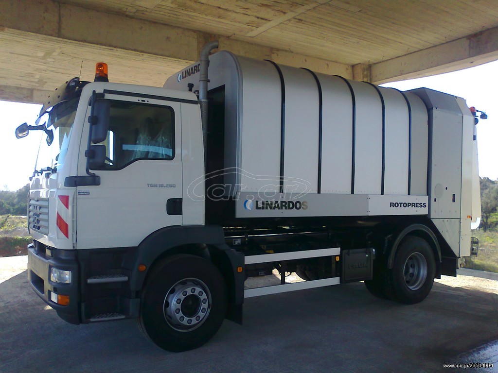 Απορριμματοφόρο MAN 2023 TGM 18280 16 ΚΥΒΙΚΑ ΚΑΙΝΟΥΡΓΙΟ  ΕΚΘΕΣΙΑΚΟ