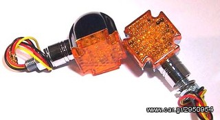 ΦΛΑΣ MALTESE CROSS LED ΓΙΑ ΟΛΑ ΤΑ ΜΟΝΤΕΛΑ ΜΟΤΟΣΥΚΛΕΤΩΝ