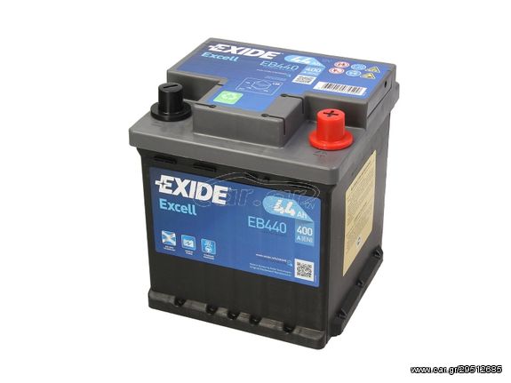 ΜΠΑΤΑΡΙΑ ΑΥΤΟΚΙΝΗΤΟΥ EXIDE 12V 44Ah/400A 