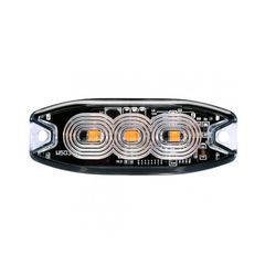 AMiO Στρόμπο LED 12/24V 9cm Πορτοκαλί