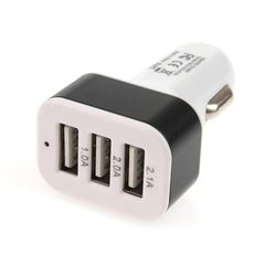 Amio Φορτιστης Αναπτηρα Με 3 Θυρες Usb 12/24V 5100mA (1Α, 2Α, 2.1Α)