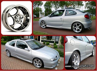 ΓΕΡΜΑΝΙΚΕΣ ΖΑΝΤΕΣ SCHMIDT SPACE LINE 8,5X17 (5-100-30)High Gloss Silver with Stainless Lip! SUPER-ΠΡΟΣΦΟΡΑ!!!**-thumb-23