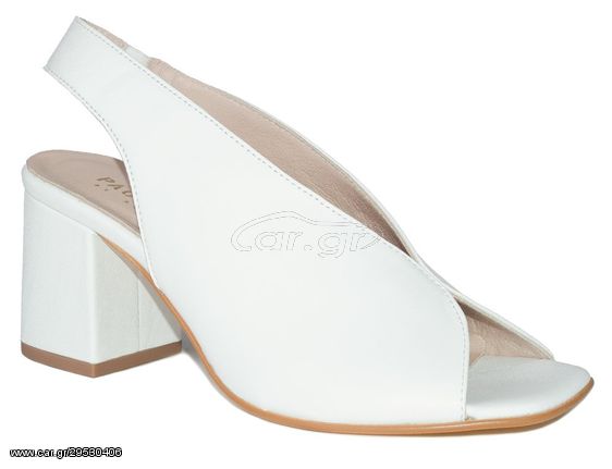 Paola Ferri Amalfi Riviera D5259 White Leather Sandals