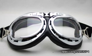 Rally Retro Goggles glasses Occhiali Viglioso RT936 Τransparent