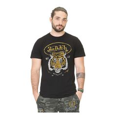 ΜΠΛΟΥΖΑ Von Dutch Tiger T-shirt black, SIZES S & M