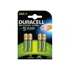 Rechargeable batteries Duracell AAA Micro 850mAh (4 Pcs)