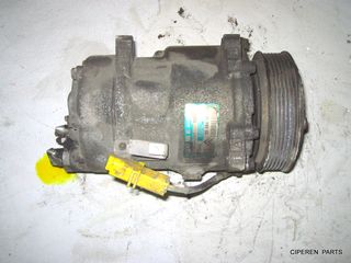  ΚΟΜΠΡΕΣΕΡ,SANDEN,1240F,1240,SD7V16,9646416780 ,PEUGEOT 406 EXPERT,BERLINGO 1.9 DIESEL, 806 607 2.0 HDI RHZ,WJY,(TM3),F2715