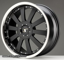 ΓΕΡΜΑΝΙΚΕΣ ΖΑΝΤΕΣ SCHMIDT JACK-LINE  8,5-9,5X19 (5-112-30)Satin Black with Stainless Lip! ΠΡΟΣΦΟΡΑ!!!-thumb-1