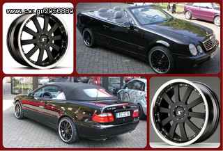 ΓΕΡΜΑΝΙΚΕΣ ΖΑΝΤΕΣ SCHMIDT JACK-LINE  8,5-9,5X19 (5-112-30)Satin Black with Stainless Lip! ΠΡΟΣΦΟΡΑ!!!
