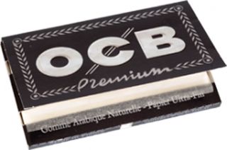 OCB Premium Χαρτάκια - Double - Μαύρο