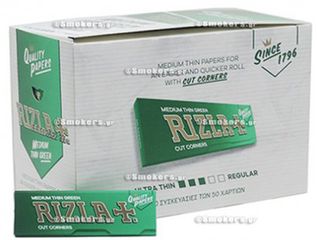 RIZLA Χαρτάκια - Πράσινο 100τεμ.