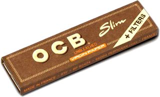 OCB Unbleached Χαρτάκια - Ακατέργαστο - King Size Slim με Τζιβάνες