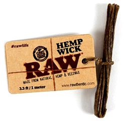 RAW Hemp Wick Φυτίλι - 1 Μέτρο