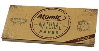 Atomic Χαρτάκια Natural King Size Maxi Pack + 32 Tips