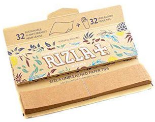 RIZLA Χαρτάκια - Natura Combi - King Size Slim με Τζιβάνες