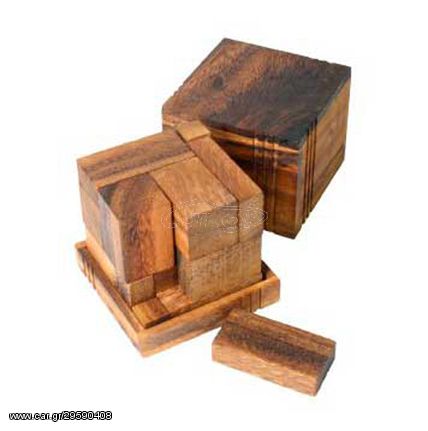 Ξύλινο Παιχνίδι Σκέψης Box Puzzle ( Τα 3 Είδη)