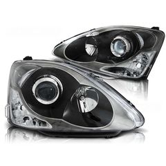 ΦΑΝΑΡΙΑ ΕΜΠΡΟΣ  HONDA CIVIC 01-06 HATCHBACK BLACK eautoshop gr 