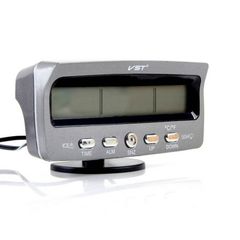 Ψηφιακός βολτόμετρο και ενδείξεις ώρας & θερμοκρασίας