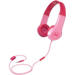 Motorola SQUADS 200 Pink Οn ear παιδικά ακουστικά Hands Free με splitter 14591-0018