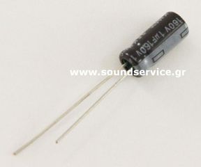 ΠΥΚΝΩΤΗΣ ΗΛΕΚΤΡΟΛΥΤΙΚΟΣ 1uF 160V 105C ΠΛΑΚΕΤΑΣ D5x12mm TEAPO