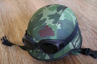 U.S.A Army helmet 2WW brown Camouflage-thumb-17