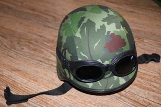 U.S.A Army helmet 2WW brown Camouflage-thumb-15