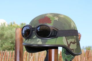 U.S.A Army helmet 2WW brown Camouflage-thumb-5
