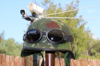U.S.A Army helmet 2WW brown Camouflage-thumb-7