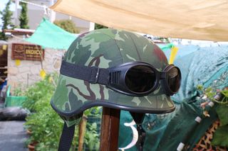 U.S.A Army helmet 2WW brown Camouflage-thumb-6