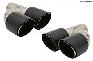 ΜΠΟΥΚΕΣ/ΑΠΟΛΗΞΕΙΣ ΕΞΑΤΜΙΣΗΣ CARBON ΓΙΑ BMW 5 TOURING (E61)(6.3cm)
