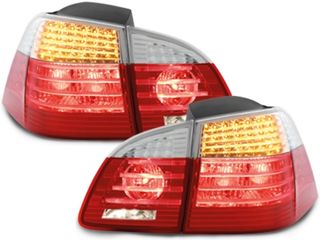 ΟΠΙΣΘΙΑ LED ΦΑΝΑΡΙΑ ΓΙΑ BMW 5 TOURING (E61)(RED/CRYSTAL)