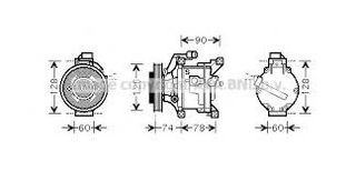 ΚΟΜΠΡΕΣΕΡ DENSO A/C TOYOTA YARIS 1.4 4D 01/10