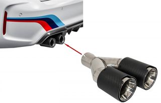 ΜΠΟΥΚA/ΑΠΟΛΗΞH ΕΞΑΤΜΙΣΗΣ CARBON ΜΑΤ ΓΙΑ BMW 5 TOURING (F11) (6cm/2.36inch)